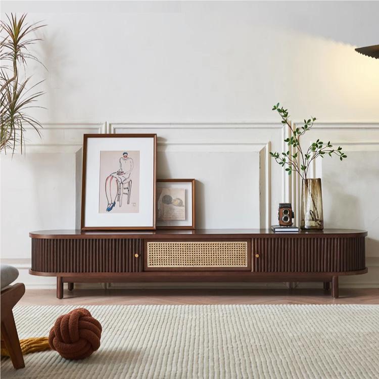 Wallace Rattan TV Stand