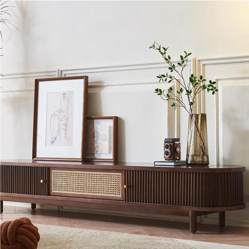 Wallace Rattan TV Stand