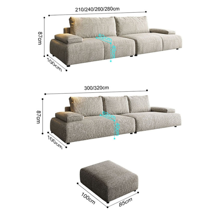 Cypress Two Seater, Three Seater, Four Seater Sofa, Linen-Rit Concept-Rit Concept