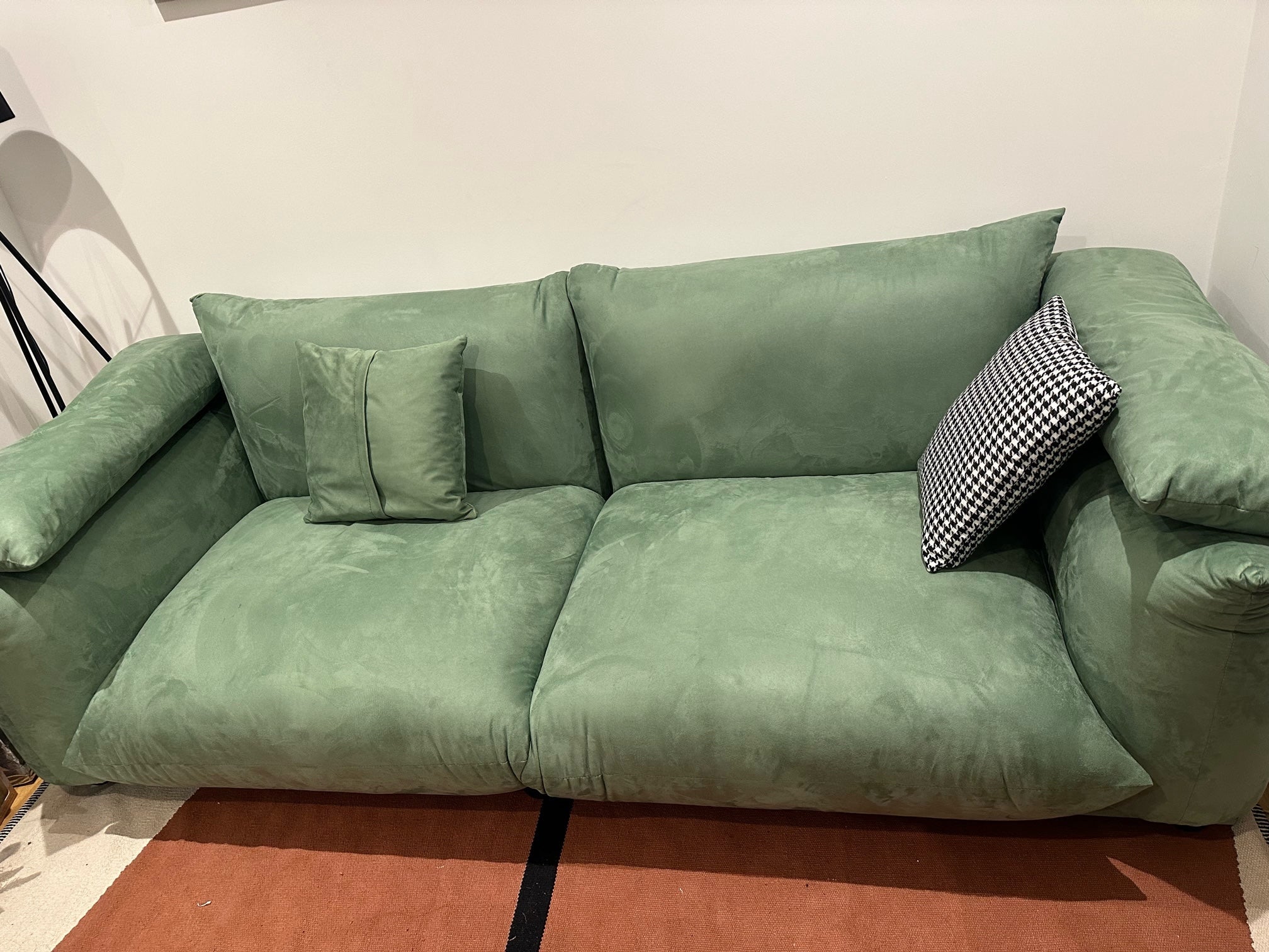 Rit Concept Velvet Two Seater Sofa 225cm / 255cm For Display