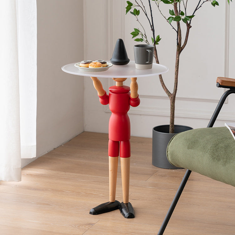 Derby Pinocchio Puppet Side Table, Solid Wood｜Rit Concept