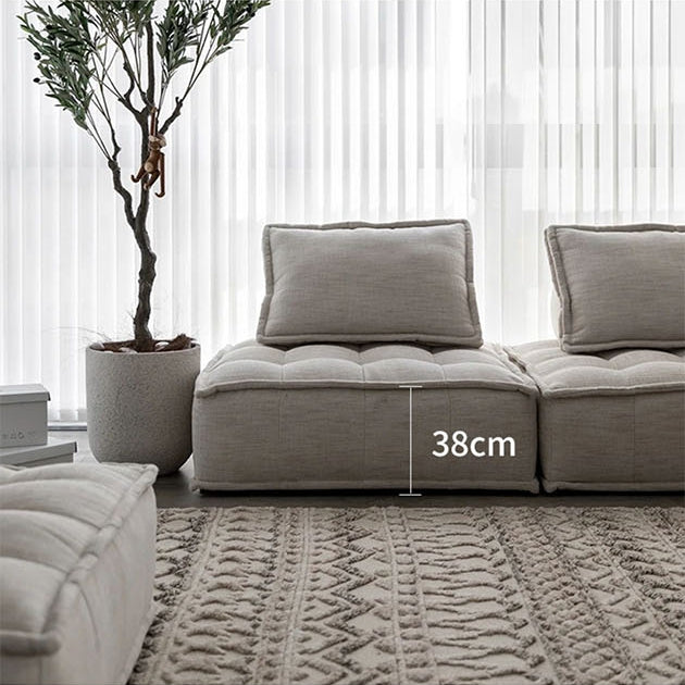 Borcem Two Seater Sofa, Linen, Modular Sofa