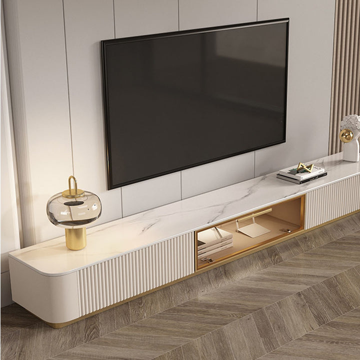 Anastasia TV Stand, Sintered Stone