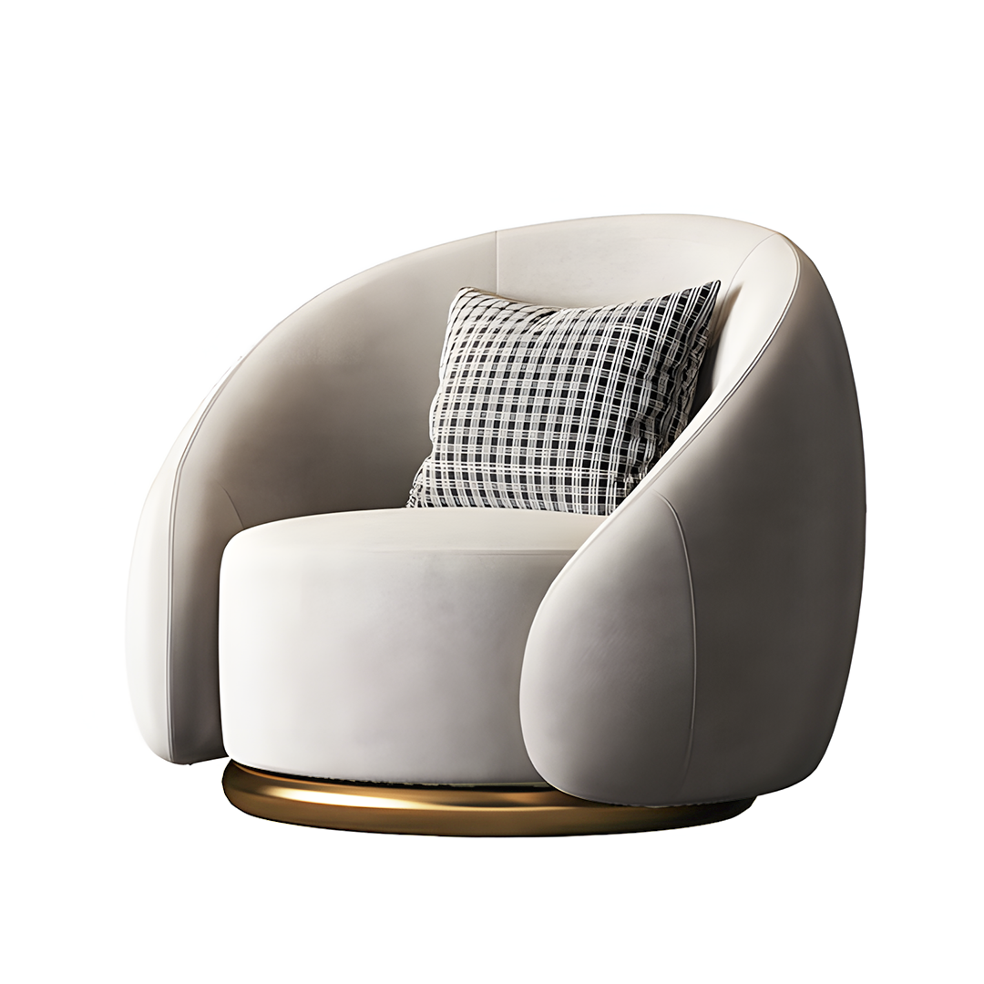 Bertha Velvet Armchair, Single Sofa