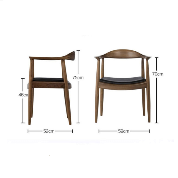 Hans Wegner Kennedy Dining Chair, Oak, Clearance-Rit Concept-Rit Concept