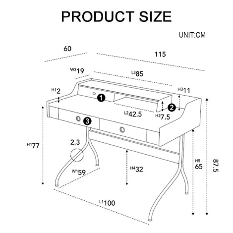 Willa Office Desk-Rit Concept-Rit Concept