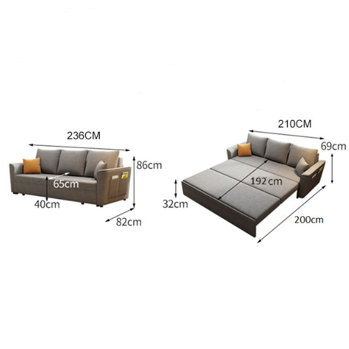 Noah Foldaway Sofa Bed, With Drawer, More Colors Available