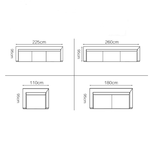 Zavia Two Seater Sofa, Three Seater Sofa, Linen