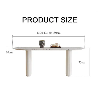 Humphry Dining Table, Terrazzo, White-Rit Concept-Rit Concept