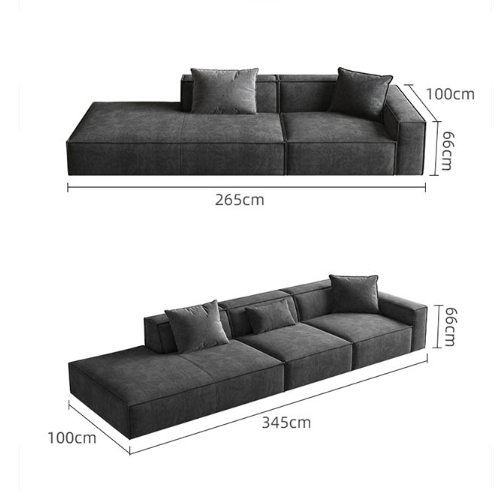 Hoshi HB12 Two Seater Sofa, Three Seater Sofa, Leathaire