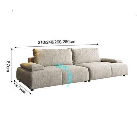 Cypress Two Seater Sofa, Linen