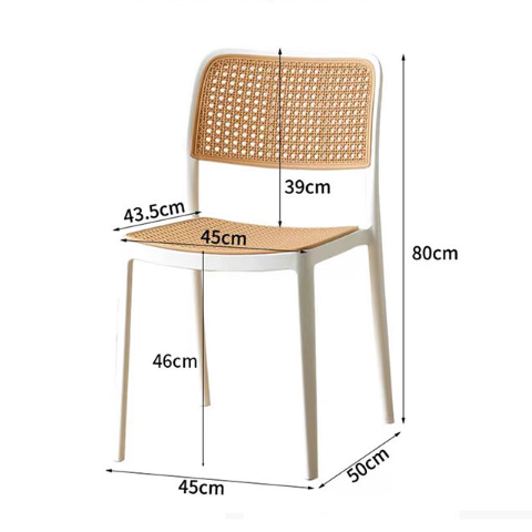 Chris Dining Chair, Rattan Style-Rit Concept-Rit Concept