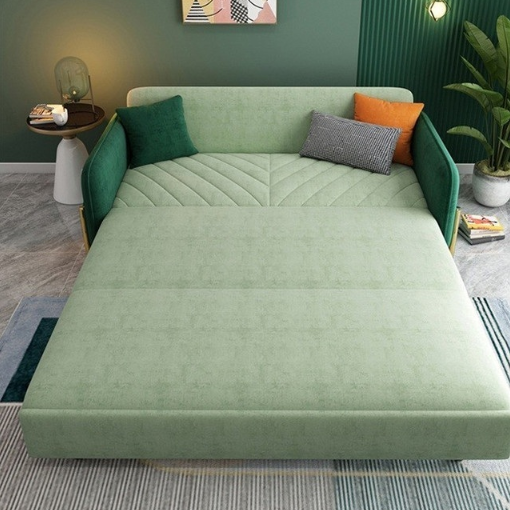 Erika Two Seater Sofa Bed, Green