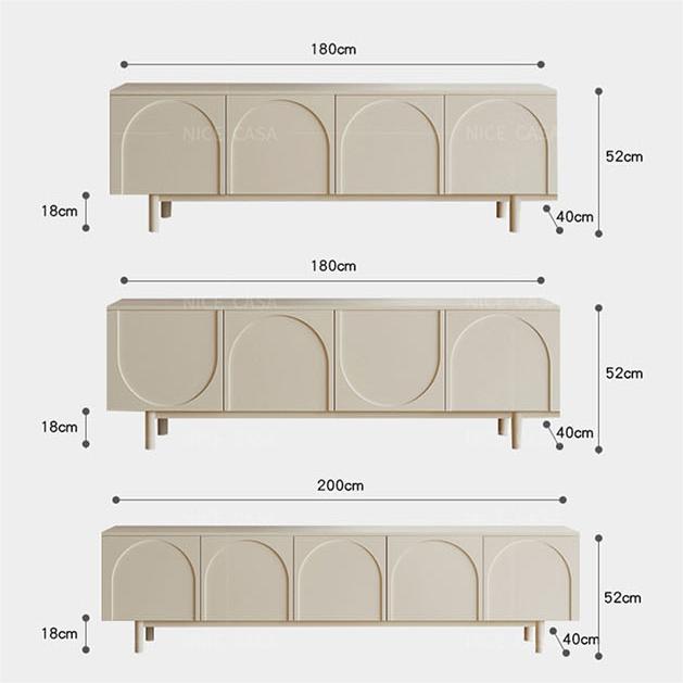 Mahara Arched TV Stand