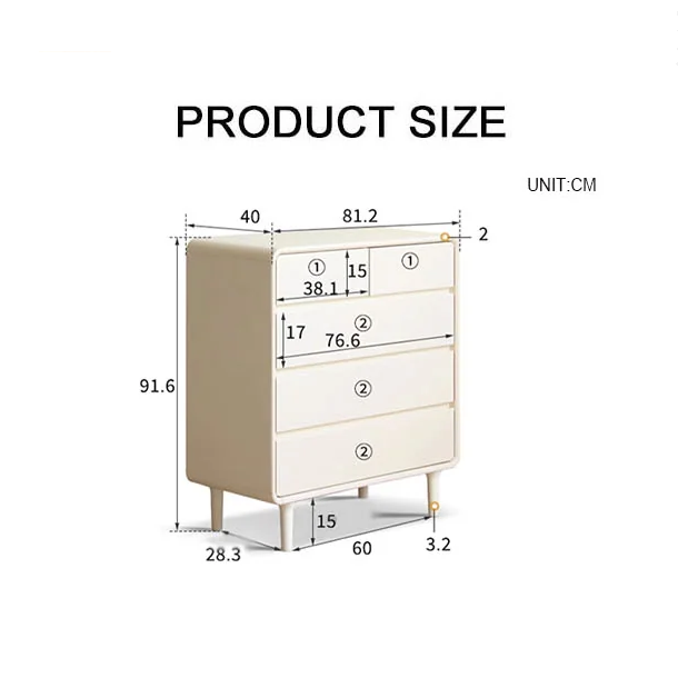 Lance Cabinet, White & Wood-Rit Concept-Rit Concept