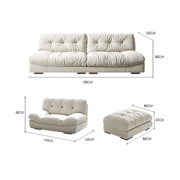 Mabel Two Seater Sofa, Three Seater, Four Seater Sofa, Leathaire-Rit Concept-Rit Concept