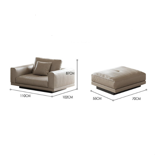 Gail Three Seater, Four Seater Sofa With Storage, Real Leather-Rit Concept-Rit Concept