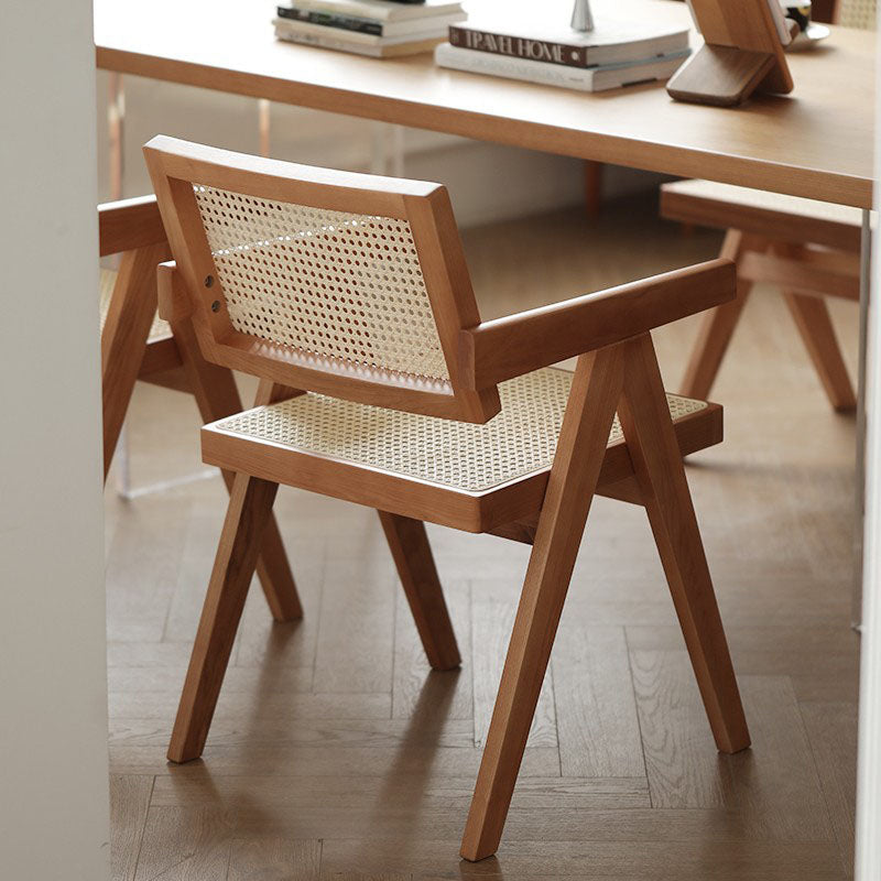 Jane Rattan Dining Chair, Solid Wood｜Rit Concept