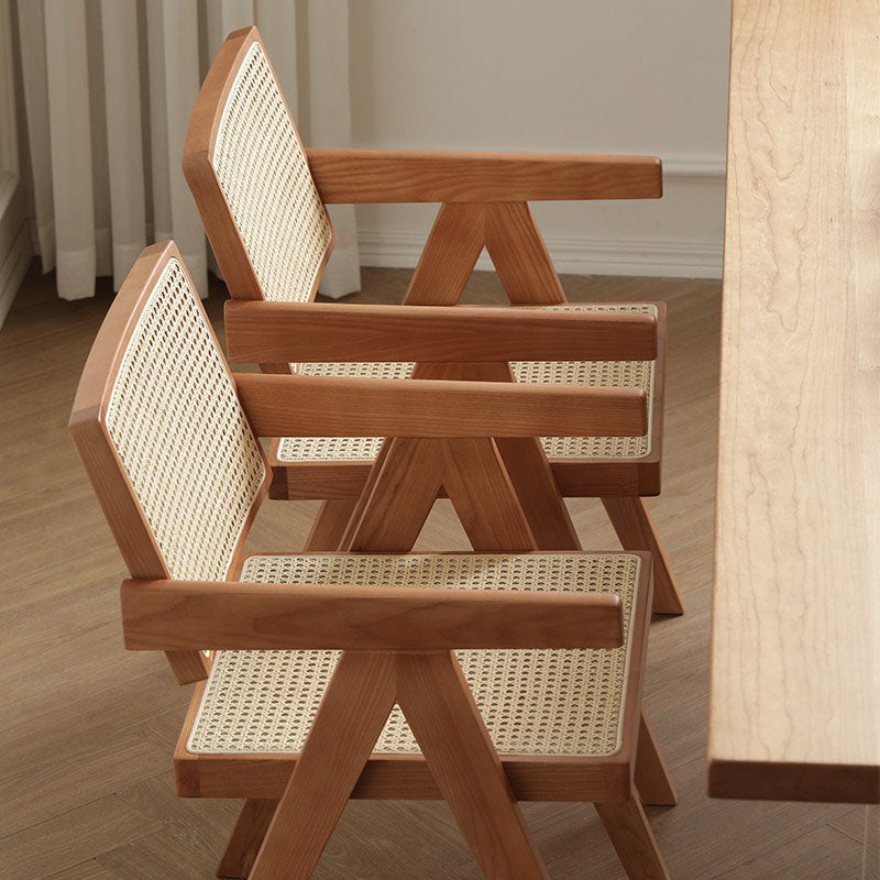 Jane Rattan Dining Chair, Solid Wood｜Rit Concept