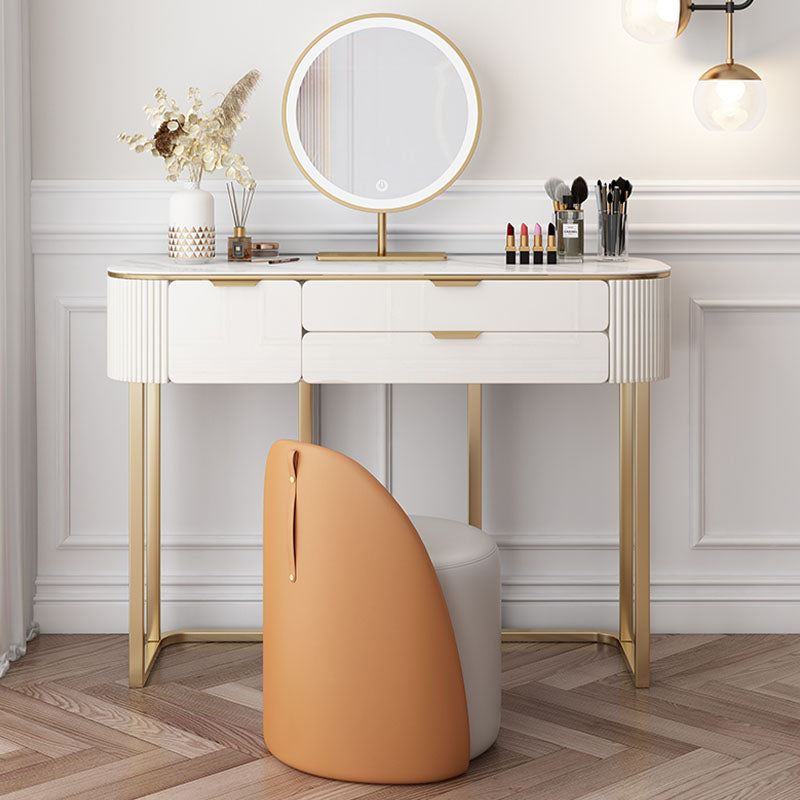 Hines Dressing Table with Mirror For Display With Damage On Table Top Corner