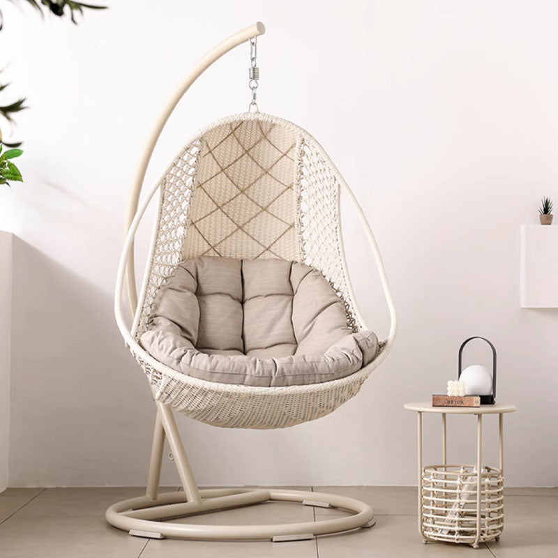 Gregory Rattan Garden Hanging Egg Chair with Stand, Indoor/ Outdoor Use｜Rit Concept