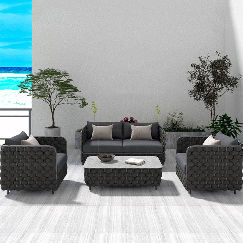 Ginny Rattan Outdoor Sofa Set, Outdoor Furniture｜Rit Concept