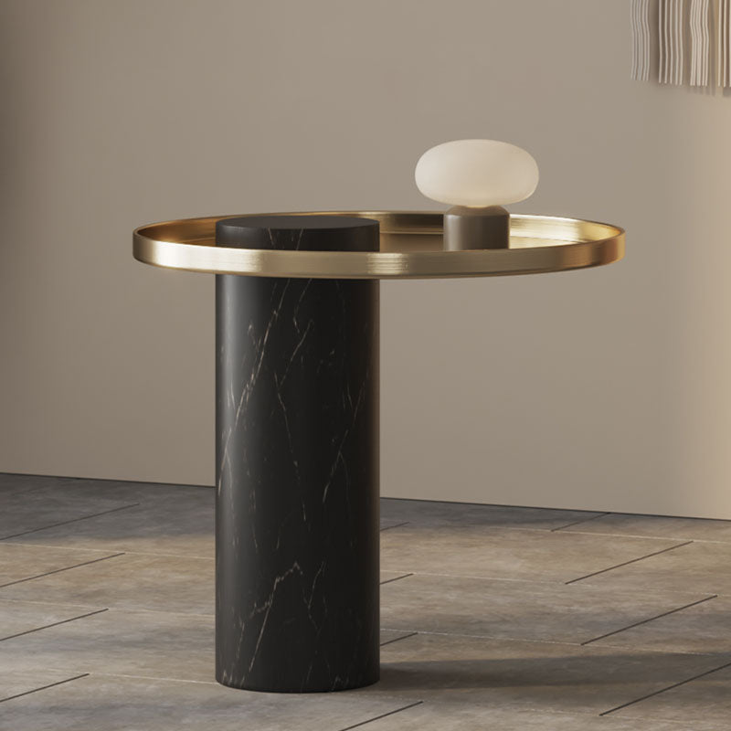 Eugene Side Table, Marble & Stainless Steel｜Rit Concept