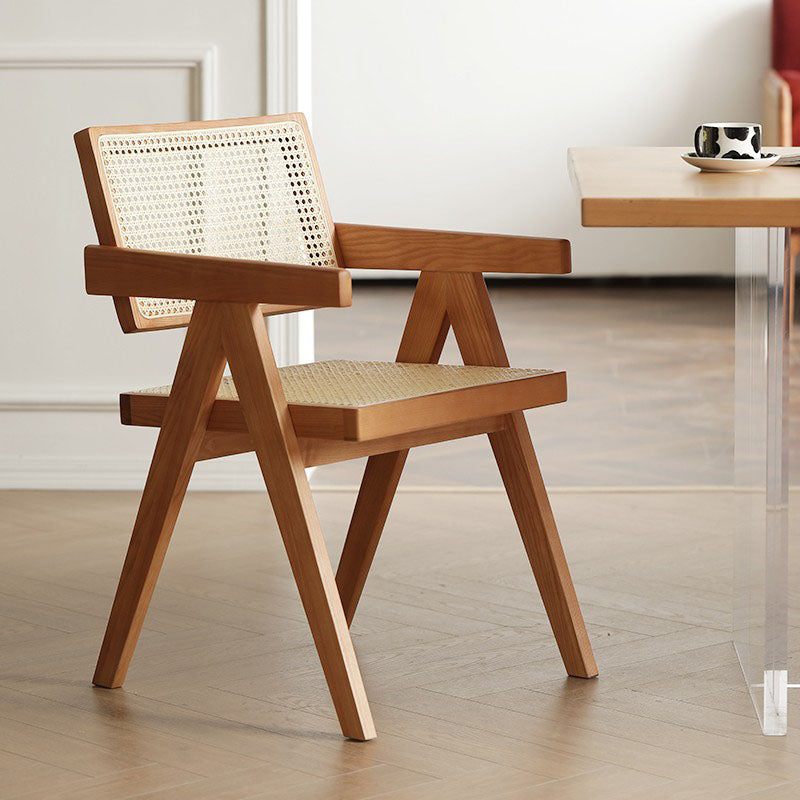 Jane Rattan Dining Chair, Solid Wood｜Rit Concept