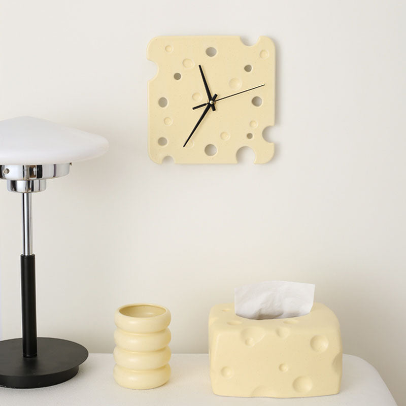 Cheese Style Clock, Square-Ritconcept-Rit Concept