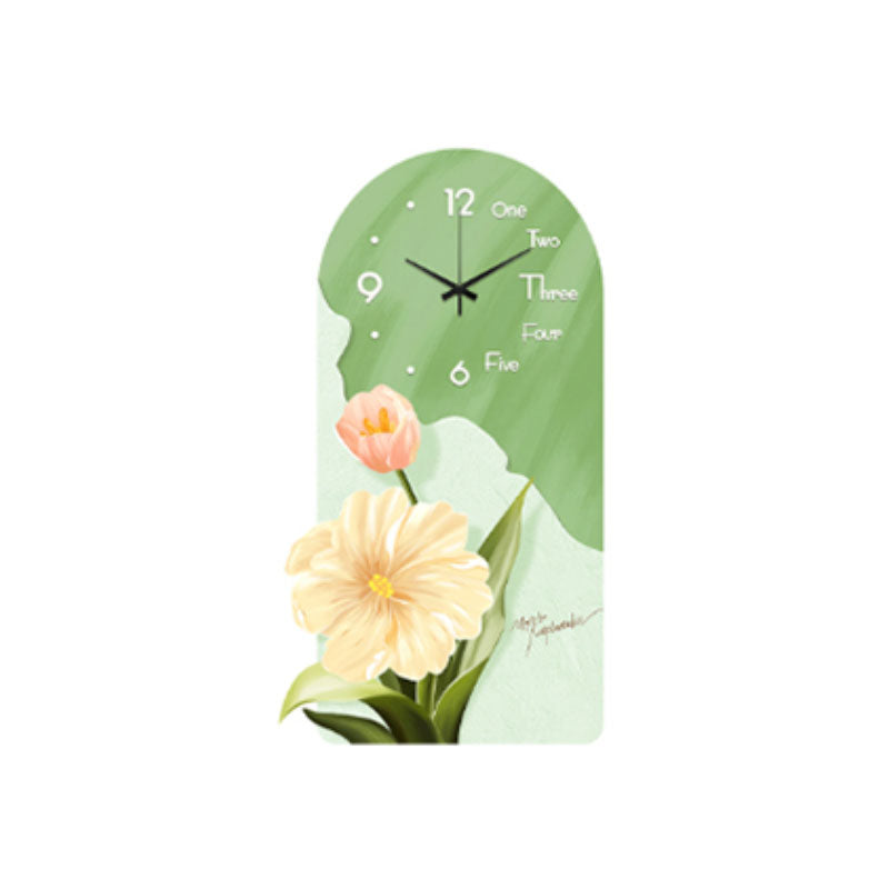 Garden Style Flower Luminous Clock-Ritconcept-Rit Concept