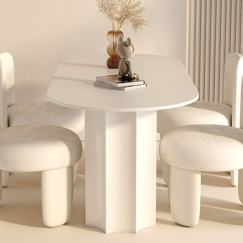 Nordic Style Dining Table Combination, White-Ritconcept-Rit Concept