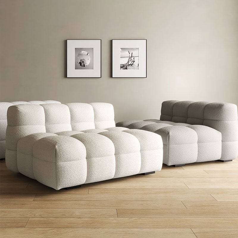 Cora Two Seater Sofa, Lazy Sofa, Boucle｜Rit Concept