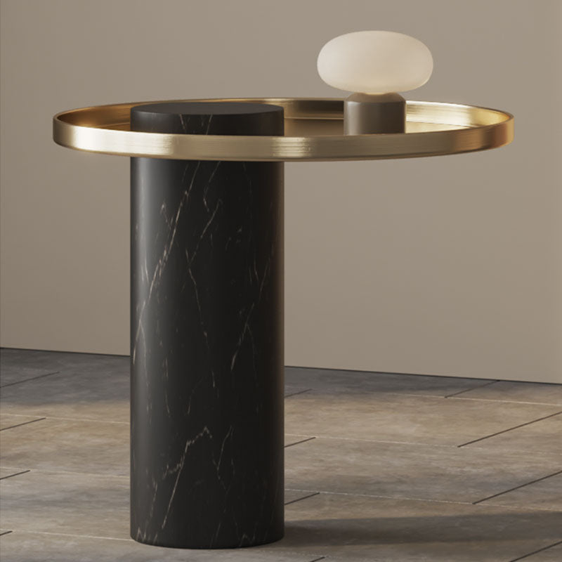 Eugene Side Table, Marble & Stainless Steel｜Rit Concept