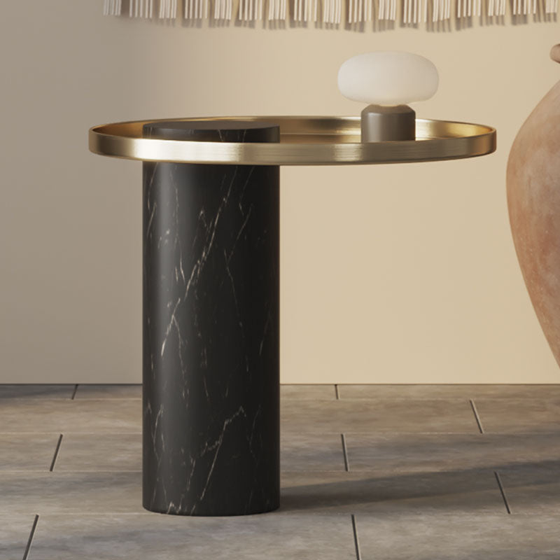 Eugene Side Table, Marble & Stainless Steel｜Rit Concept