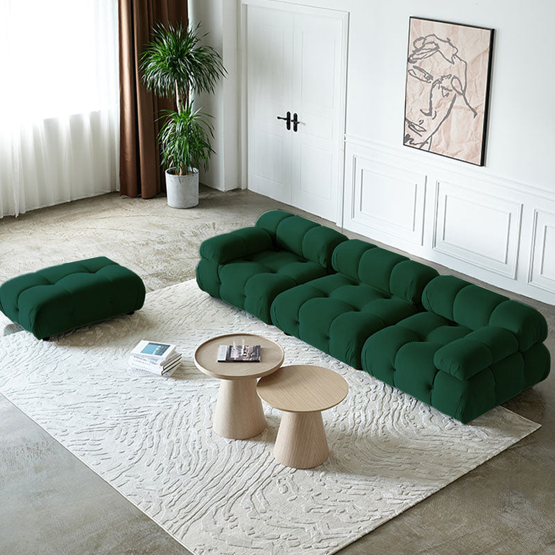Green B&B Camaleonda Style Sofa, Two Seater Corner Sofa, Velvet｜Rit Concept