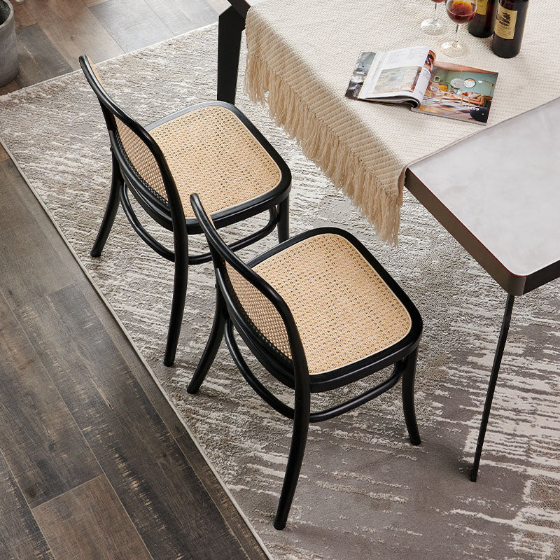 Renee Rattan Dining Chair, Black｜Rit Concept