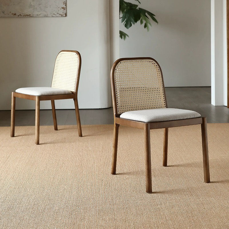 Lucile Rattan Dining Chair, Ash Wood-Rit Concept-Rit Concept