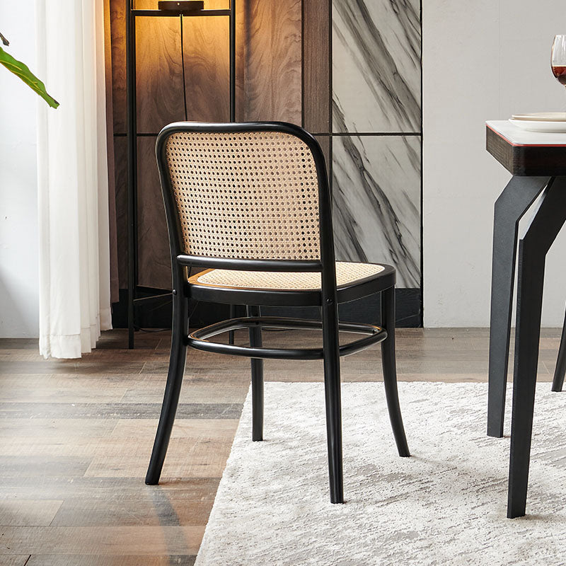 Renee Rattan Dining Chair, Black｜Rit Concept