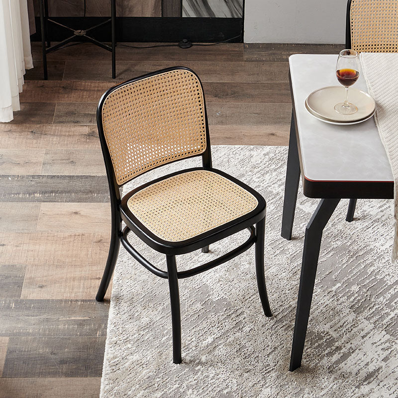 Renee Rattan Dining Chair, Black｜Rit Concept