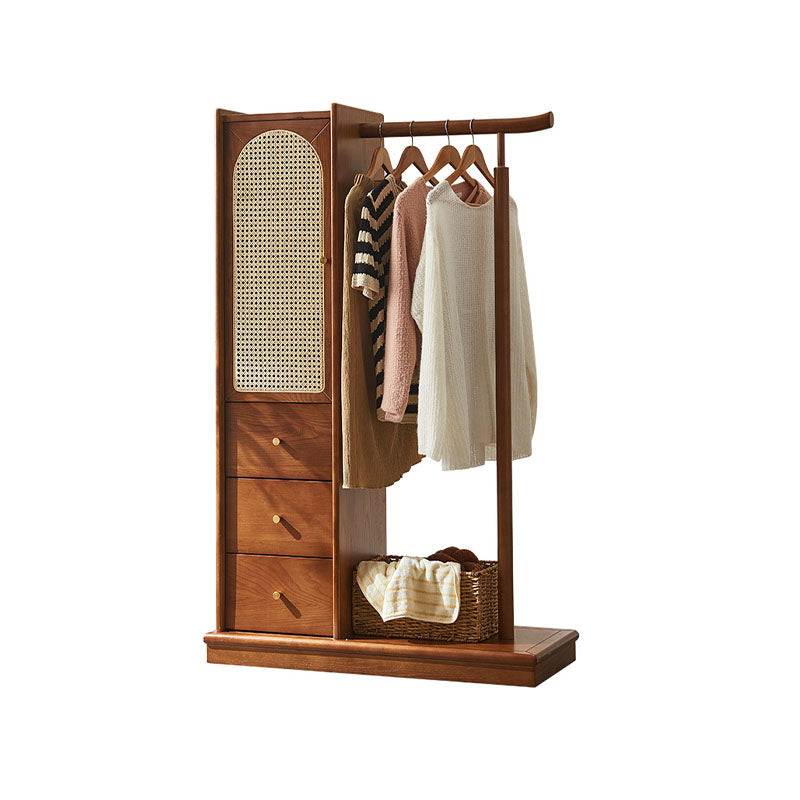 Jessica Rattan Wardrobe, Coat Rack, Wood-Rit Concept-Rit Concept