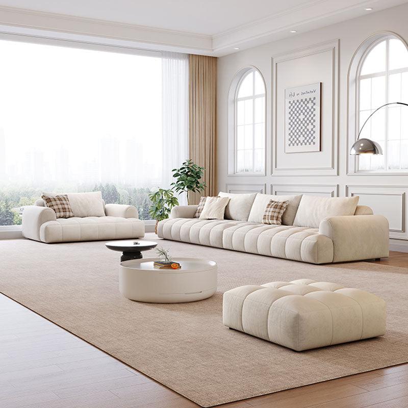 Delilah Violet Three Seater Corner Sofa, Cream｜Rit Concept