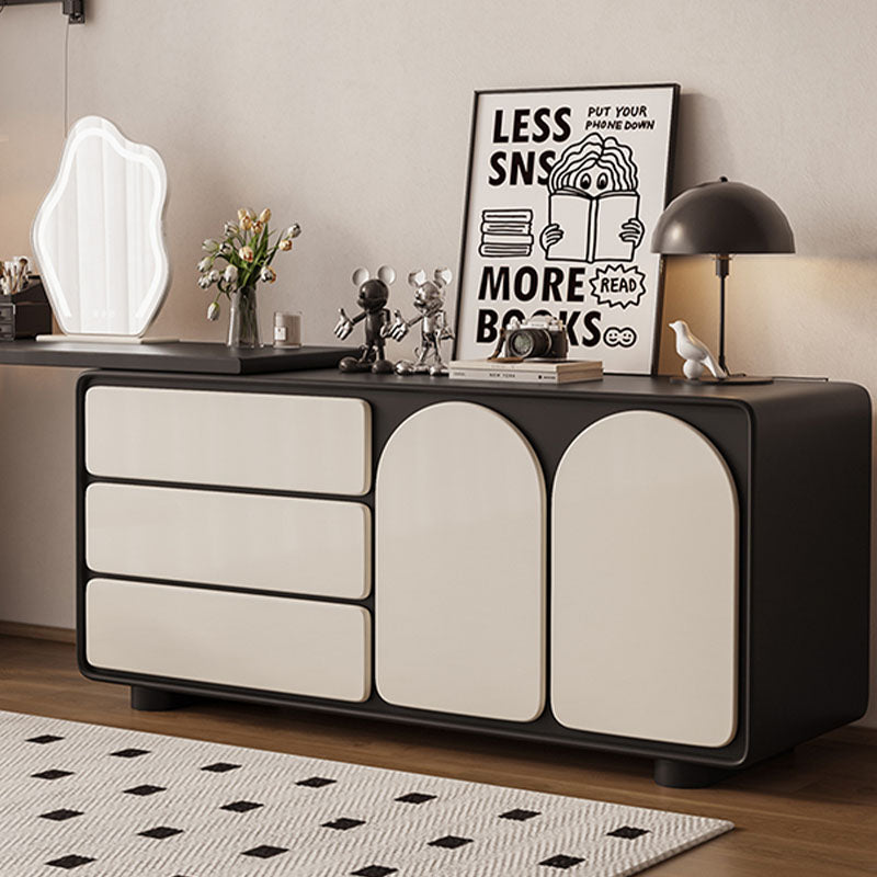 Fannie Dressing Table WIth Sideboard, Black & White｜Rit Concept