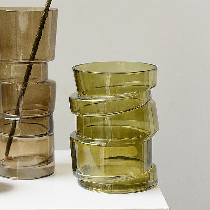 A Set Of Two Costa Glass Vases, Decorations｜Rit Concept