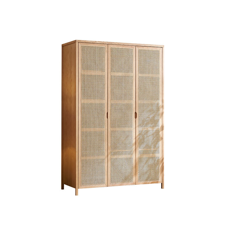 Cameron Rattan Wardrobe, Solid Wood