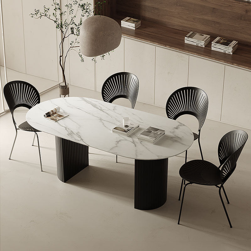 Dwight Dining Table, Black & White｜Rit Concept