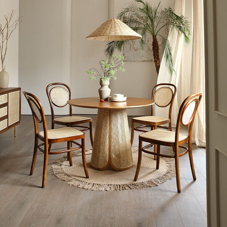 Maya Dining Table, Rattan｜Rit Concept