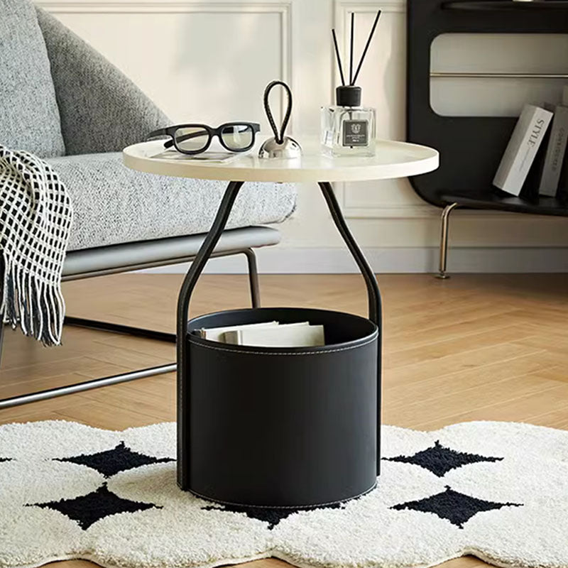 Dottie Portable Side Table with a Storage Basket｜Rit Concept