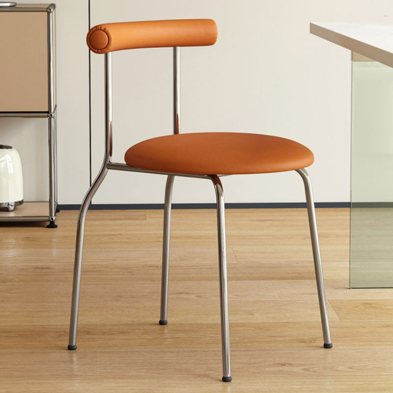Sagan Dining Chair, Leather & Carbon Steel Alloy｜Rit Concept
