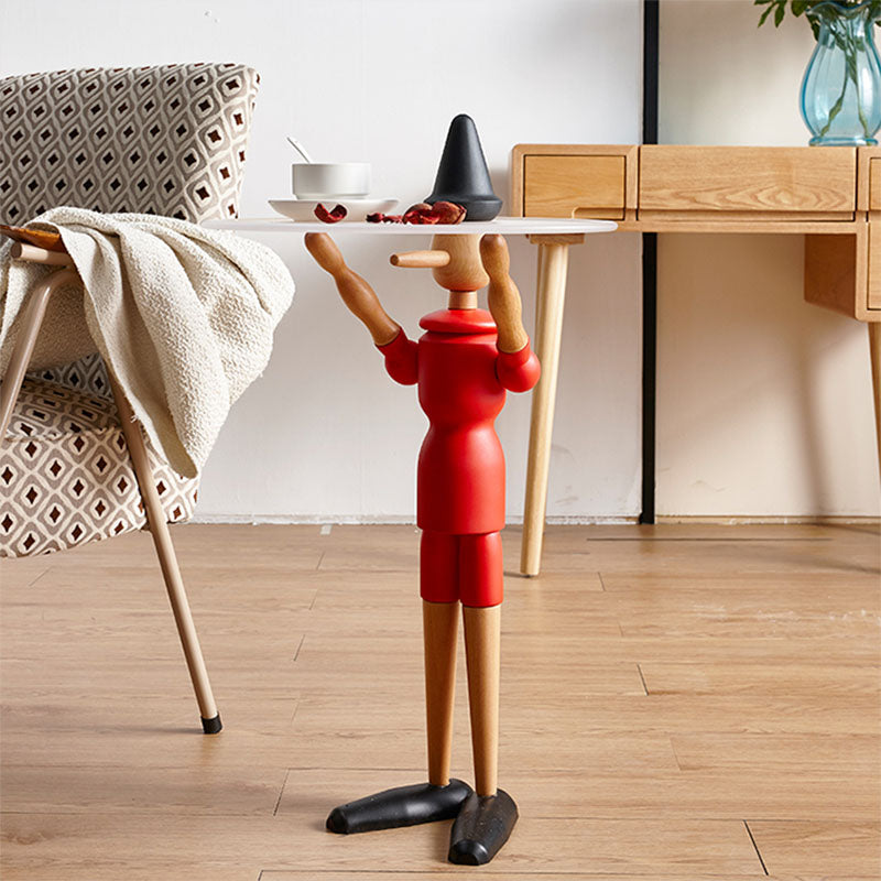 Derby Pinocchio Puppet Side Table, Solid Wood｜Rit Concept