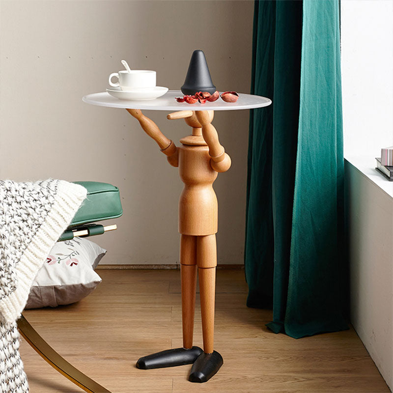 Derby Pinocchio Puppet Side Table, Solid Wood｜Rit Concept